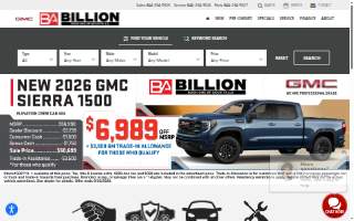 Billion Auto - Buick GMC in Sioux Falls website