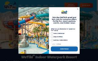 WaTiki® Indoor Waterpark Resort website