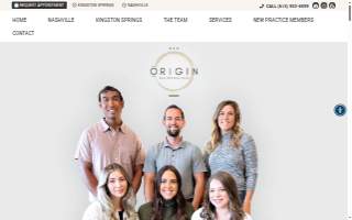 Origin Health & Wellness website