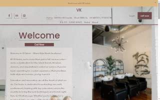 VK SALON - Best hair salon Chattanooga website