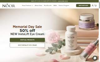 Noor Dermatology and Aesthetics website