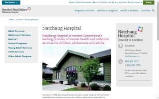 Natchaug Hospital- Joshua Center Enfield website