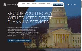 Chris Pritt Law, PLLC website