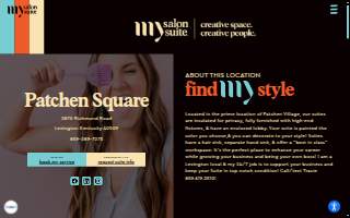 My Salon Suite of Lexington website