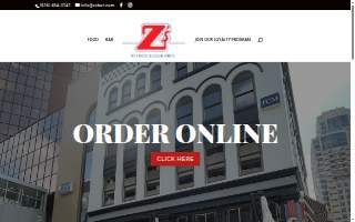 Z's Bar & Restaurant website