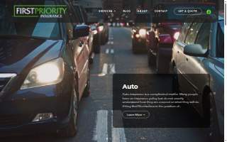 First Priority Insurance Agency website