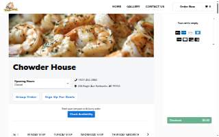 Chowder House website