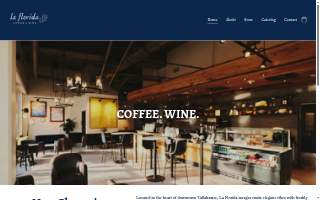 La Florida Coffee & Wine website