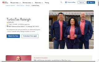 TurboTax - Crabtree Valley, Raleigh website