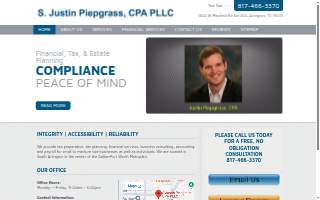 J Justin Piepgrass CPA PLLC website