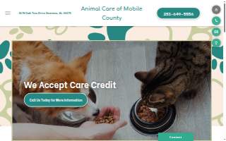 Animal Care of Mobile County website