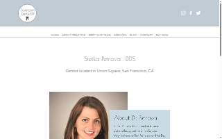 Downtown Dentist SF: Stefka Petrova DDS website