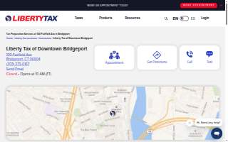 Liberty Tax of Bridgeport website
