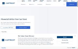 Captrust of Washington website