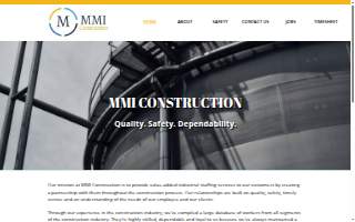 MMI Construction website