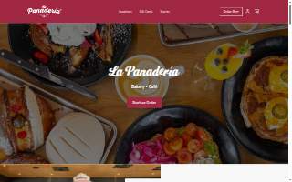 La Panadería Bakery Café website