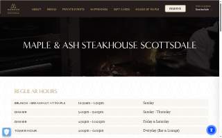 Maple & Ash website