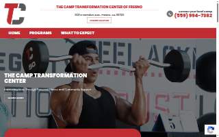 The Camp Transformation Center of Fresno website