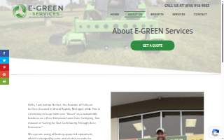 E-Green Services LLC website