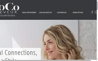 CoCo Cheveux website
