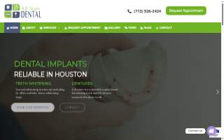 All Stars Dental website