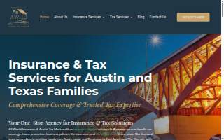 All World Insurance & Austin Tax Master website