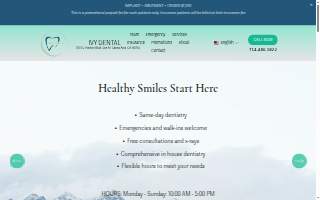 Ivy Dental website