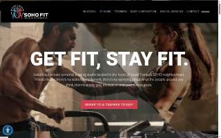 Soho Fit website
