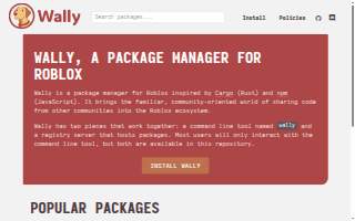 Wally's Heating & Air website