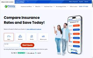 Freeway Insurance Services website