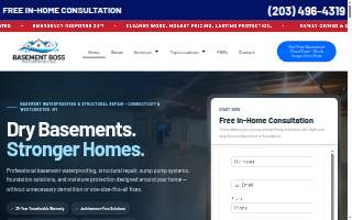 Basement Boss website