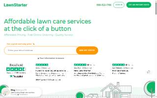 LawnStarter - Fort Worth Landscaping website