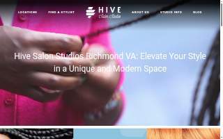 Hive Salon Studios website