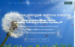 North Shore Allergy & Asthma Institute website