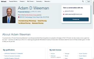 Adam Weeman - Thrivent website