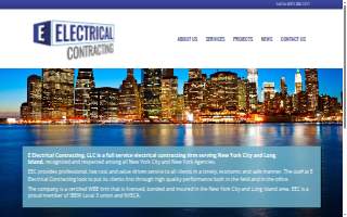 E Electrical Contracting website