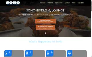 SoHo Bistro & Lounge website