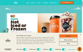 Travelin' Tom's Coffee of Southeast Dayton website