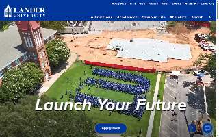 Lander Coffee website