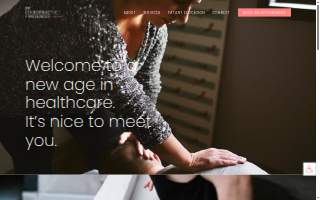 RE: chiropractic + wellness website