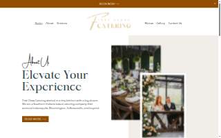 First Class Catering website