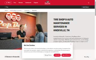 Pep Boys Auto Service & Tires - Tire shop website