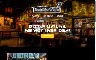 Double Wide Bar website