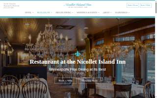 Restaurant at the Nicollet Island Inn website
