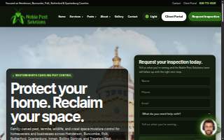 Noble Pest Solutions website