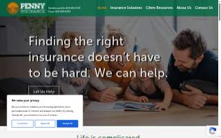 Penny Insurance Agency - Hendersonville website