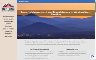 RentWNC website