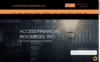 Access Financial Resources Inc website