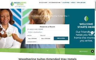WoodSpring Suites Meridian website
