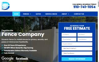 Dynamic Fence Co LLC website